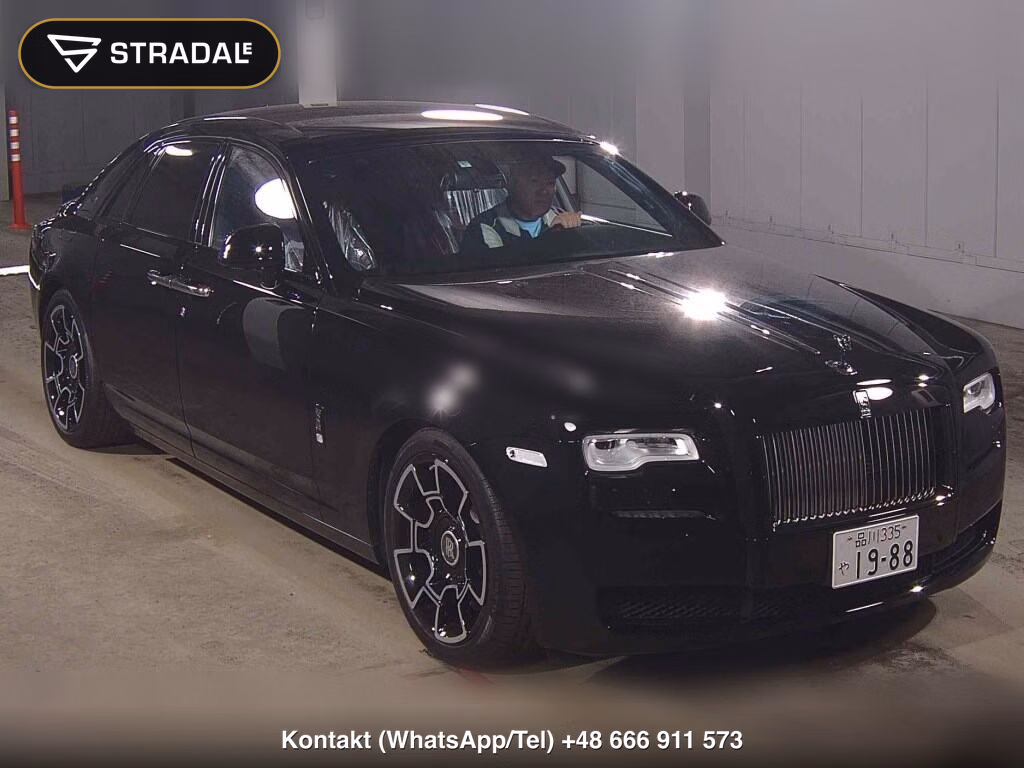 ROLLS-ROYCE GHOST BLACK BADGE 2017, aukcja z Japonii, zdjęcie 1