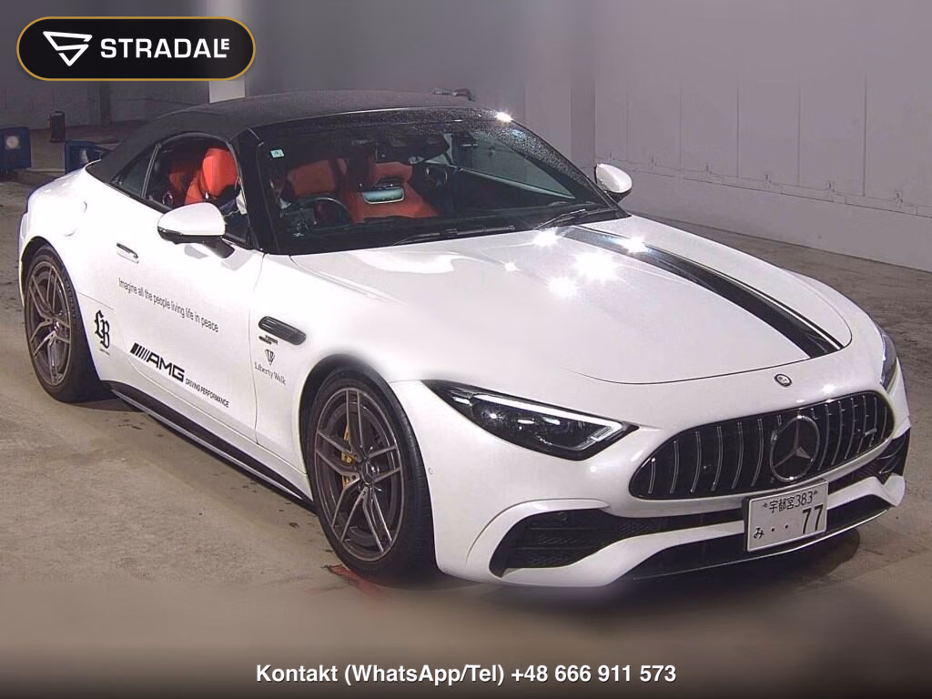 MERCEDES AMG SL SL43 BSG MODEL 2024, aukcja z Japonii, zdjęcie 1