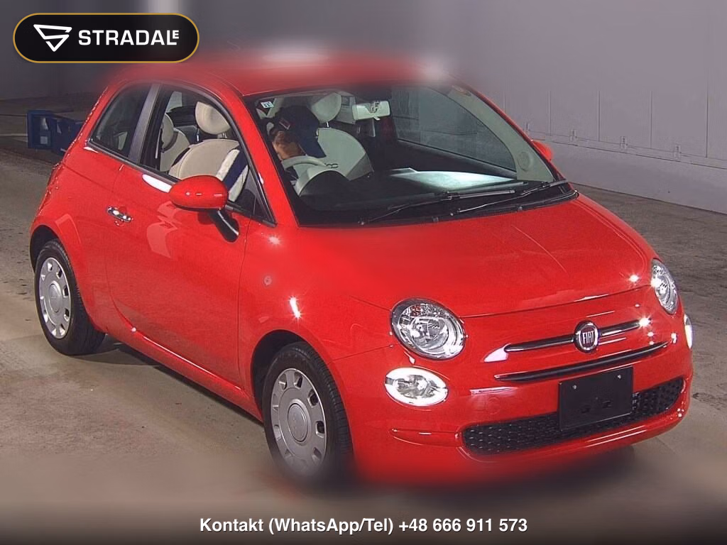 FIAT 500 1.2 POP 2019, aukcja z Japonii, zdjęcie 1