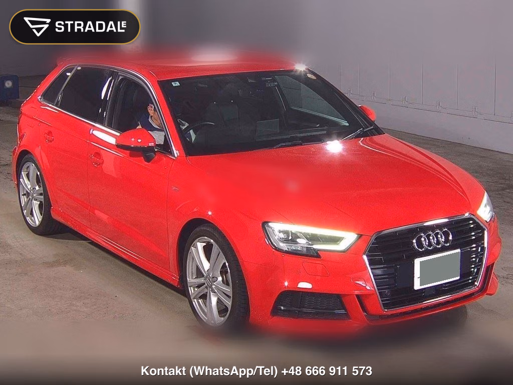 AUDI A3 5D SPORTS BACK 1.4TFSI SPORTS S LINE PACKAG 2018, aukcja z Japonii, zdjęcie 1