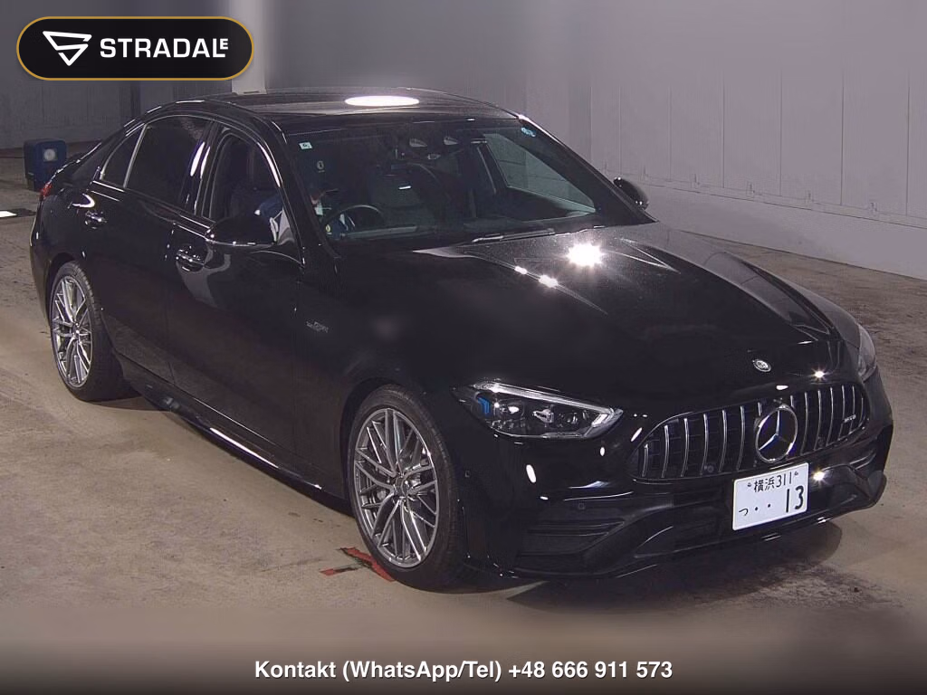 MERCEDES AMG C-CLASS 4D 4WD C43 4MATIC BSG MODEL 2024, aukcja z Japonii, zdjęcie 1