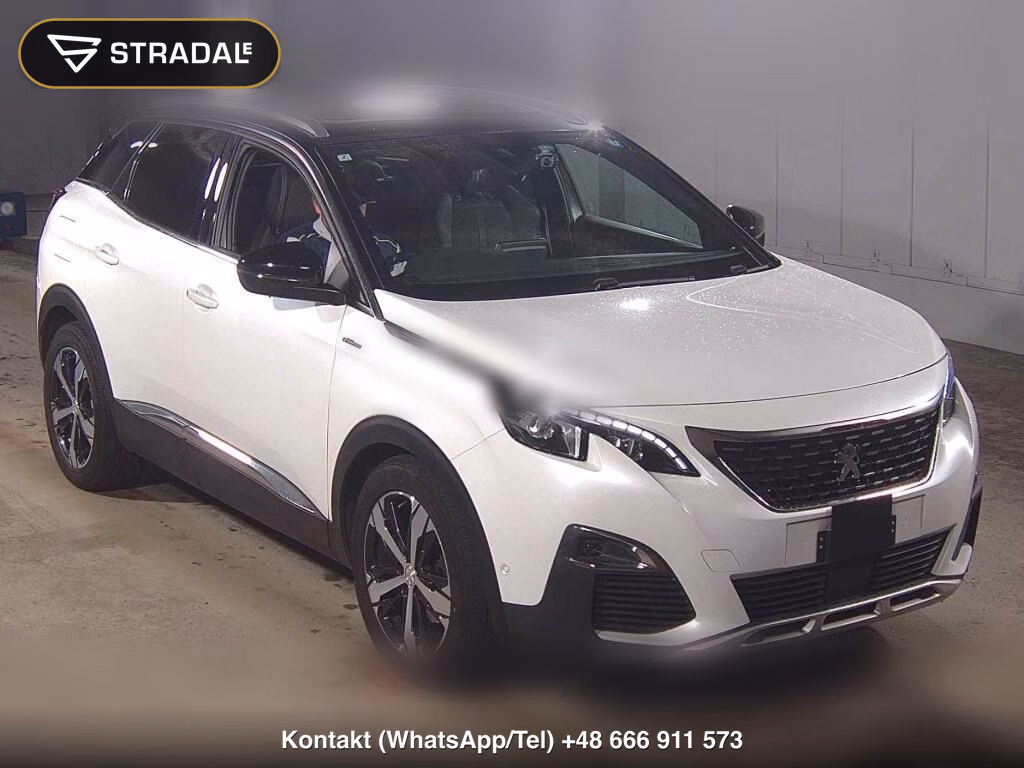 PEUGEOT 3008 GT LINE BLUE HDI 2020, aukcja z Japonii, zdjęcie 1