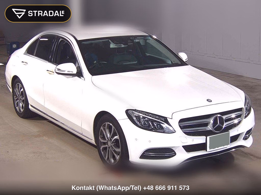MERCEDES BENZ C-CLASS 4D C200 AVANTGARDE 2015, aukcja z Japonii, zdjęcie 1