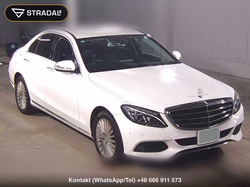 MERCEDES BENZ C-CLASS 4D C200 EXCLUSIVE LINE LIMITED 2015, aukcja z Japonii, zdjęcie 1