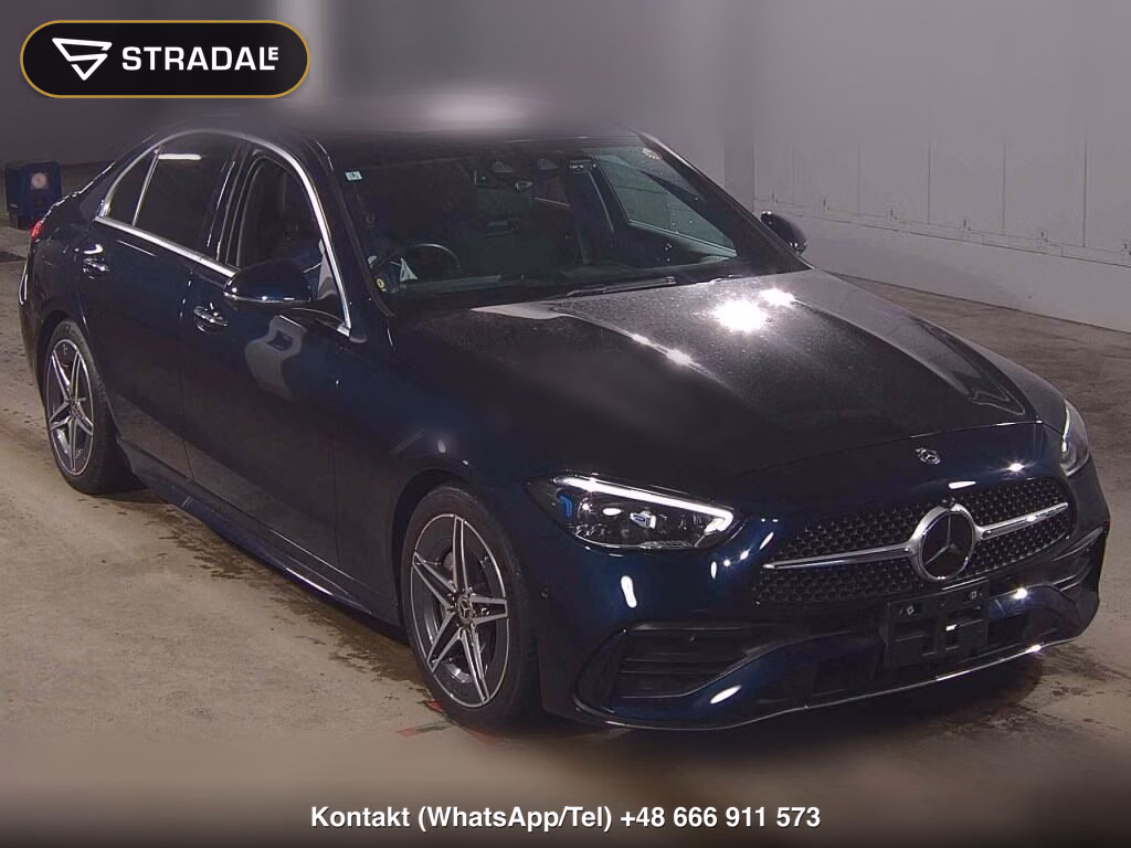 MERCEDES BENZ C-CLASS 4D C220D AVANTGARDE AMG LINE 2022, aukcja z Japonii, zdjęcie 1