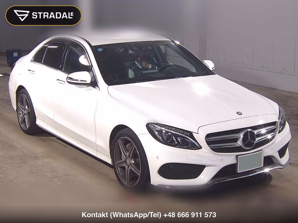 MERCEDES BENZ C-CLASS 4D C200 SPORTS EDITION 2015, aukcja z Japonii, zdjęcie 1