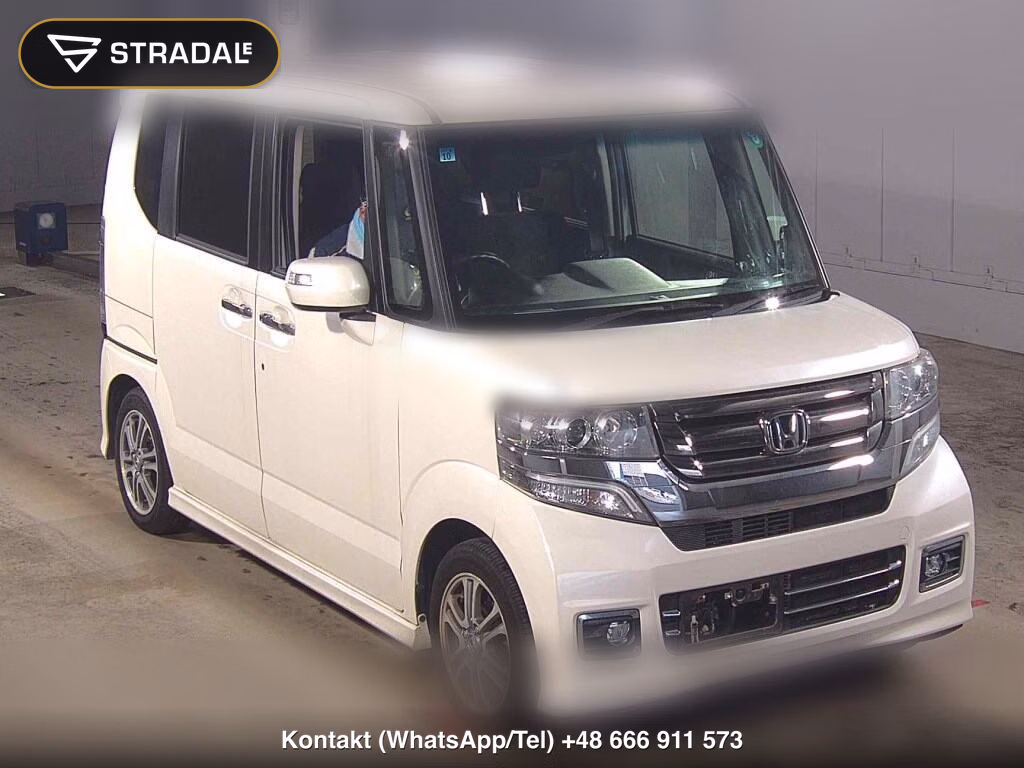 HONDA N-BOX CUSTOM SS PACKAGE 2017, aukcja z Japonii, zdjęcie 1