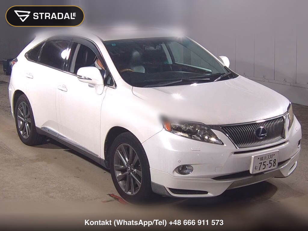 LEXUS RX RX450H VERSION L 2011, aukcja z Japonii, zdjęcie 1