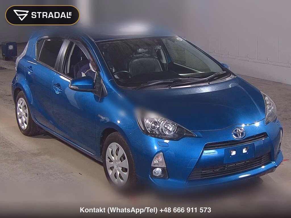 TOYOTA AQUA G BLACK SOFT LEATHER SELECTION 2013, aukcja z Japonii, zdjęcie 1