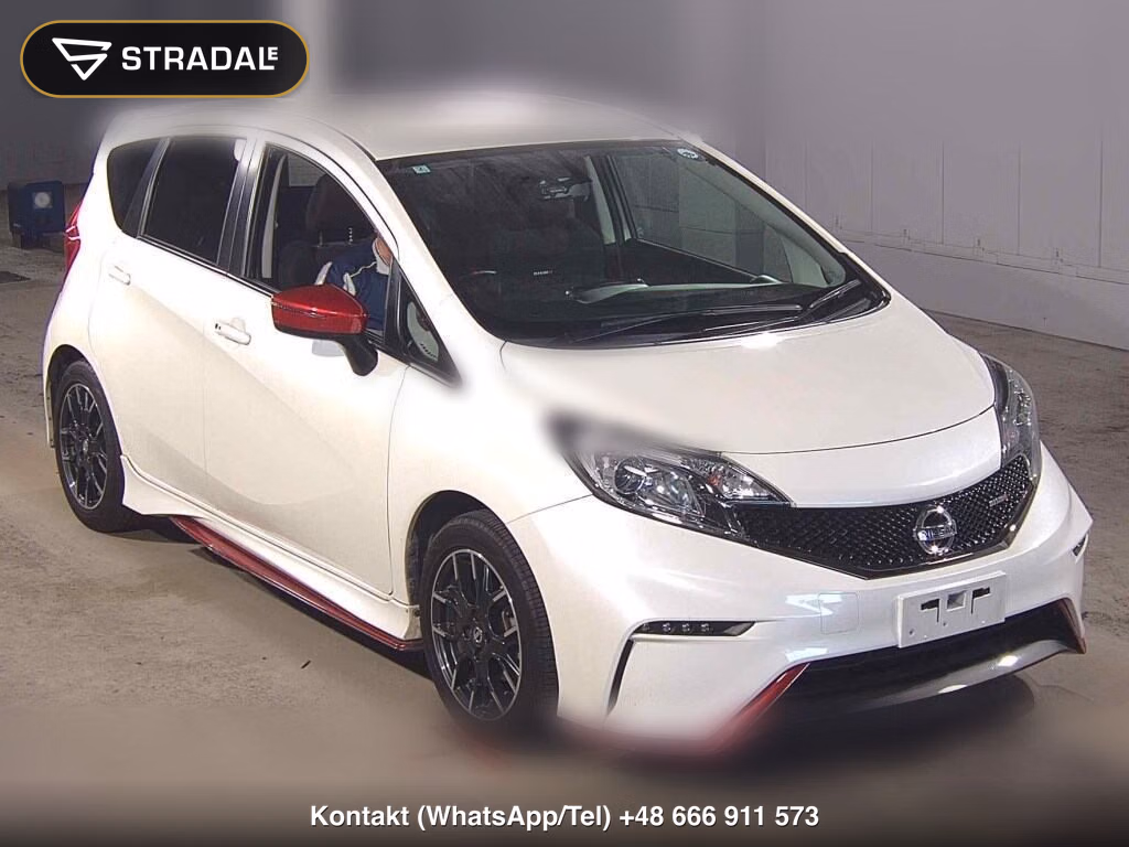 NISSAN NOTE NISMO 2016, aukcja z Japonii, zdjęcie 1