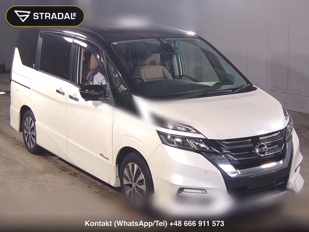 NISSAN SERENA 5D HIGHWAY STAR G 2017, aukcja z Japonii, zdjęcie 1
