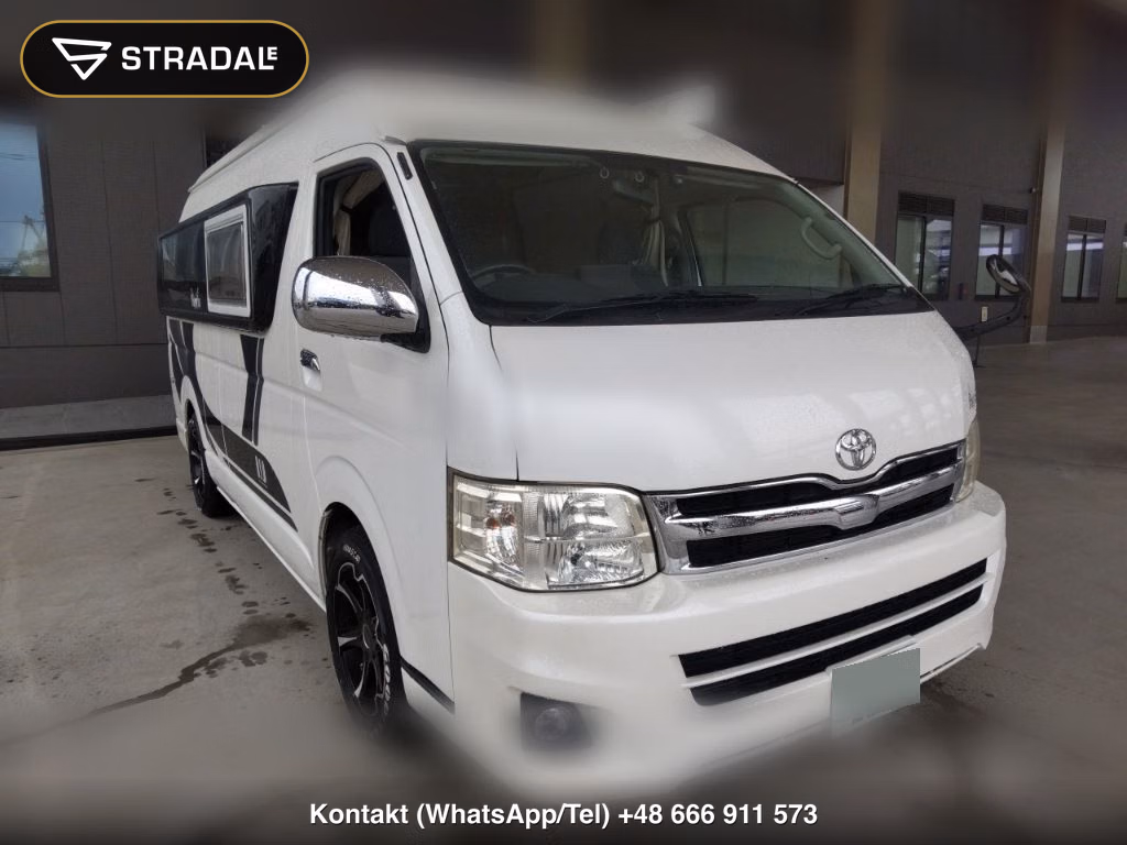 TOYOTA HIACE VAN 4D CAMPING 2010, aukcja z Japonii, zdjęcie 1