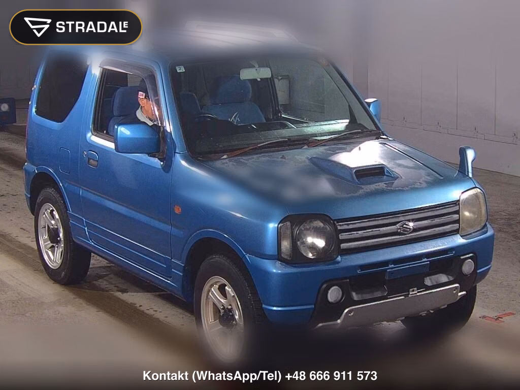 SUZUKI JIMNY 3D 4WD 2002, aukcja z Japonii, zdjęcie 1