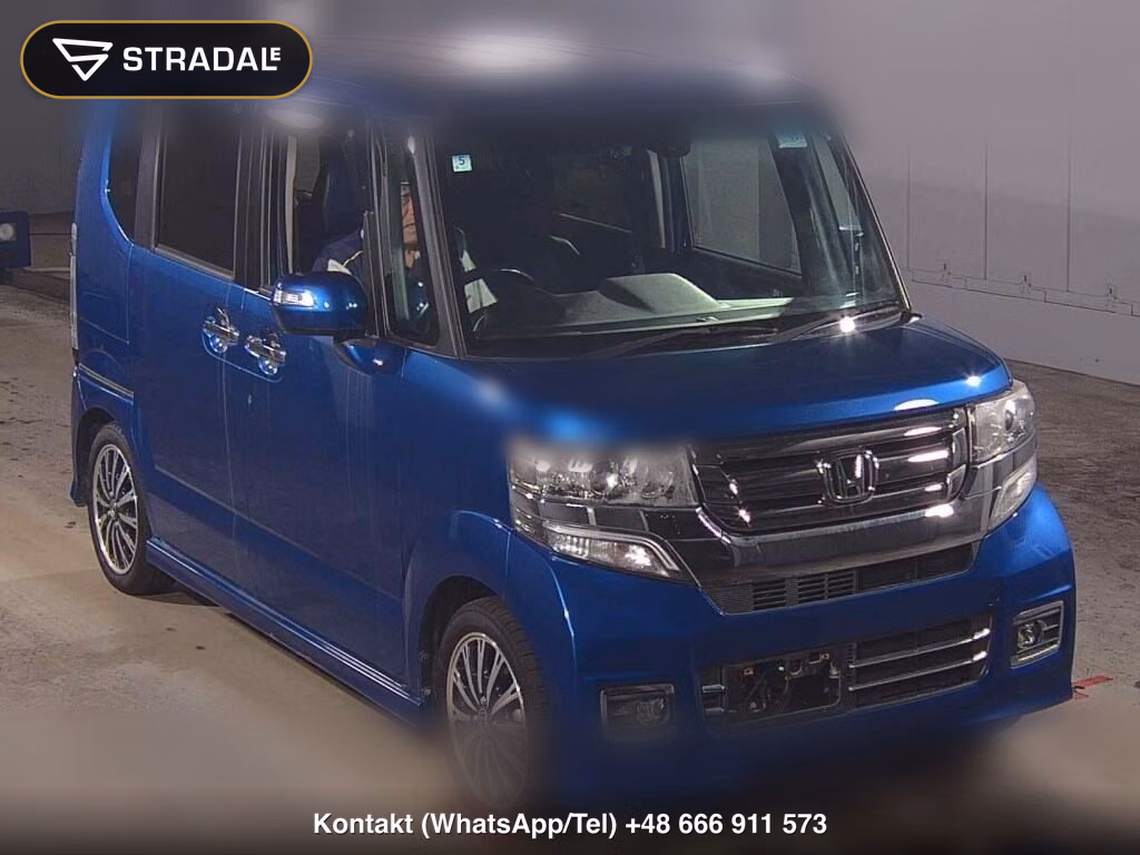 HONDA N-BOX CUSTOM TURBO SS PACKAGE 2017, aukcja z Japonii, zdjęcie 1