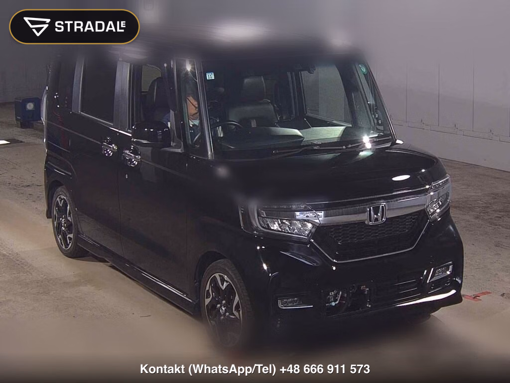 HONDA N-BOX CUSTOM G･L TURBO HONDA SENSING 2019, aukcja z Japonii, zdjęcie 1