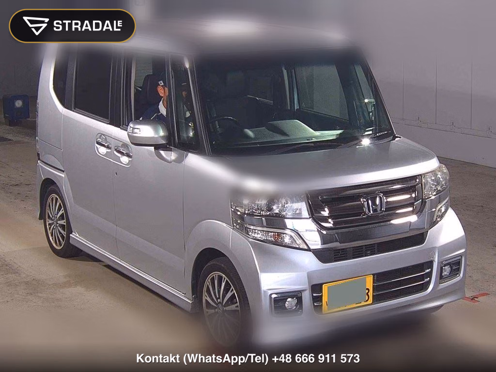 HONDA N-BOX CUSTOM G・TURBO L PACKAGE 2015, aukcja z Japonii, zdjęcie 1