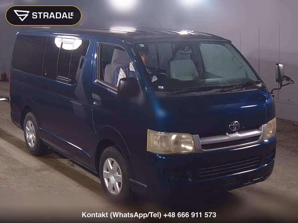 TOYOTA HIACE VAN 4D DX 2004, aukcja z Japonii, zdjęcie 1