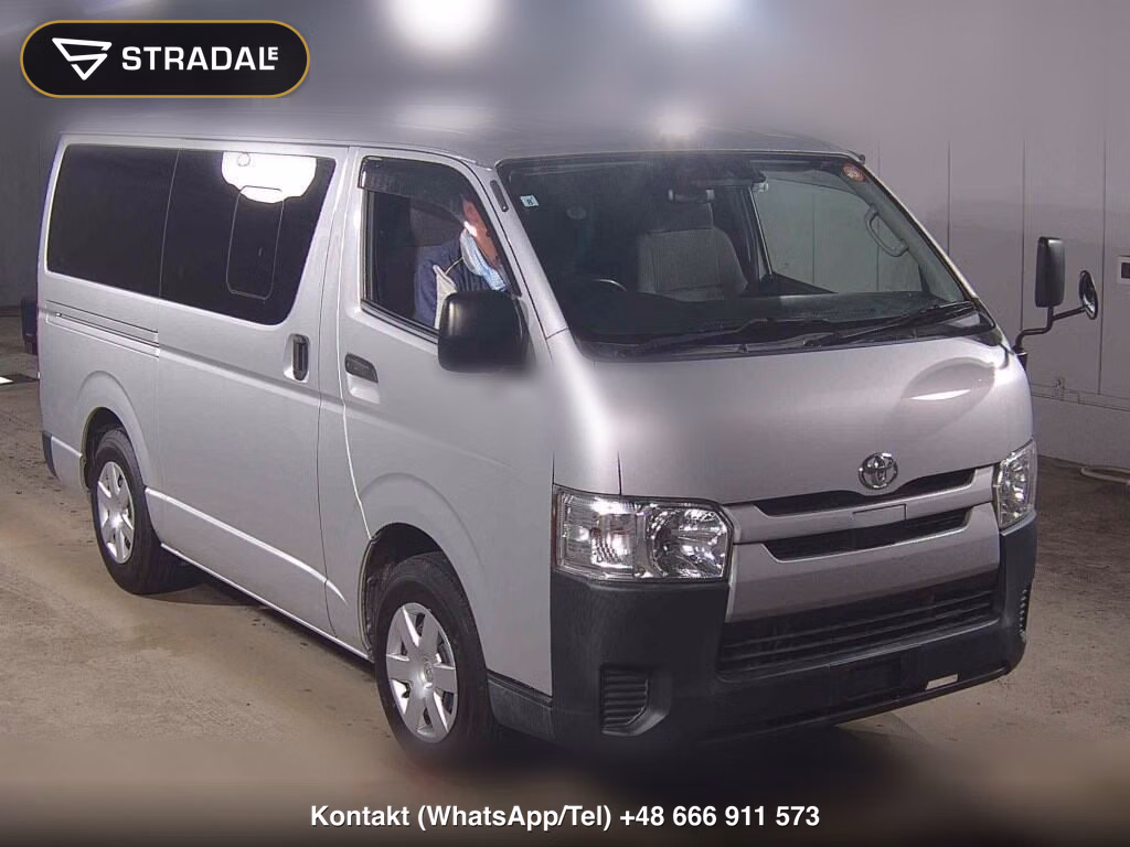 TOYOTA HIACE VAN 4D DX 2018, aukcja z Japonii, zdjęcie 1