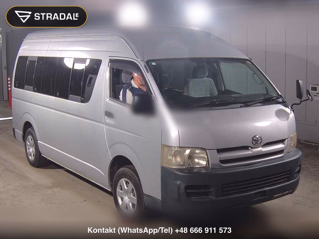 TOYOTA HIACE COMMUTER 4D 4WD SUPER LONG GL TURBO 2007, aukcja z Japonii, zdjęcie 1