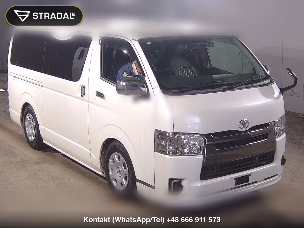 TOYOTA HIACE VAN 5D LONG SUPER GL DARK PRIME 2018, aukcja z Japonii, zdjęcie 1
