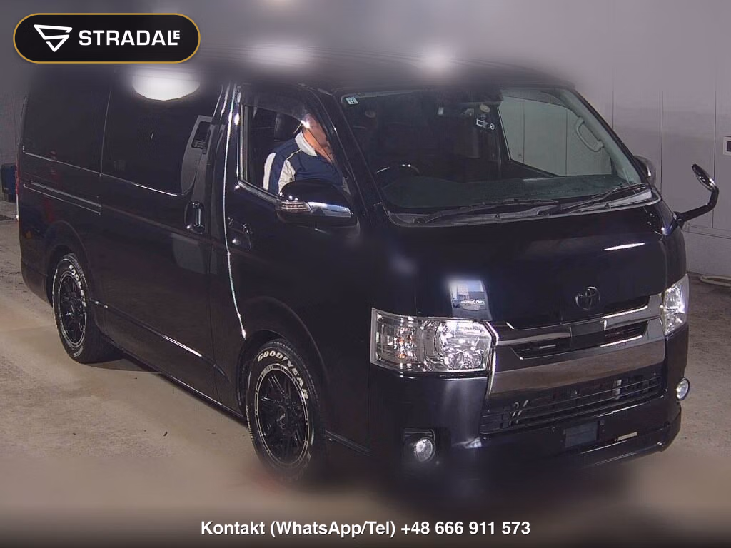 TOYOTA HIACE VAN 5D LONG SUPER GL DARK PRIME 2018, aukcja z Japonii, zdjęcie 1