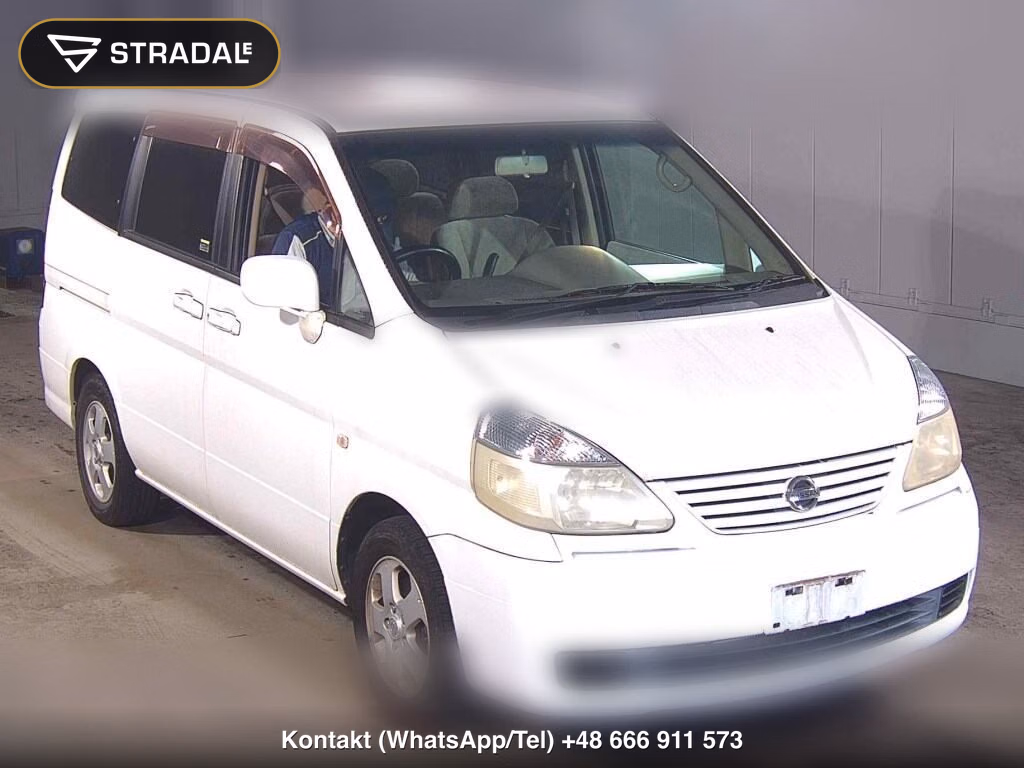 NISSAN SERENA 5D V-G NAVI PACKAGE 2002, aukcja z Japonii, zdjęcie 1