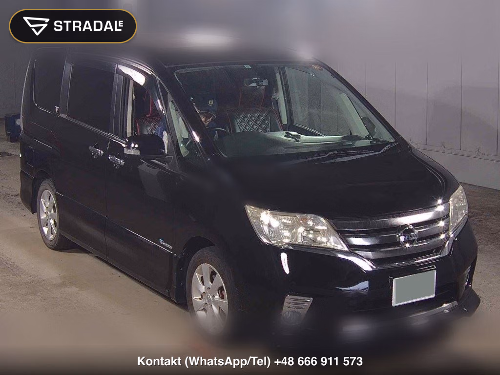 NISSAN SERENA 5D HIGHWAY STAR S-HYBRID AERO MODE 2013, aukcja z Japonii, zdjęcie 1