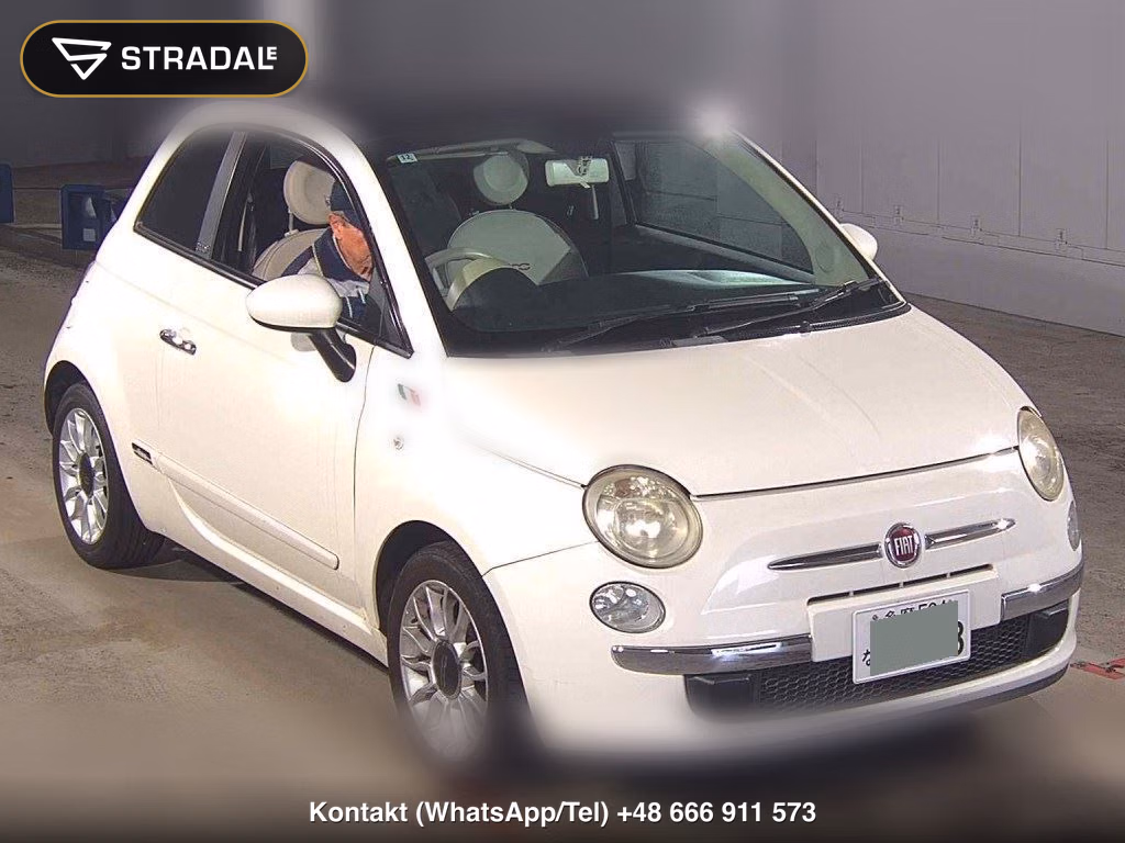 FIAT 500C 1.2 POP 2010, aukcja z Japonii, zdjęcie 1