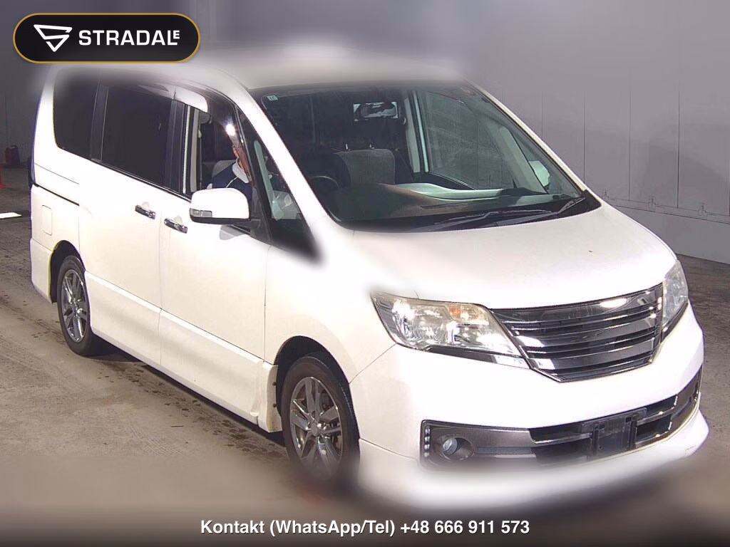 NISSAN SERENA 5D RIDER BLACK LINE 2011, aukcja z Japonii, zdjęcie 1