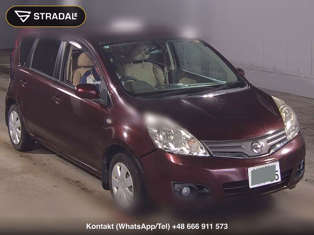 NISSAN NOTE 15G 2010, aukcja z Japonii, zdjęcie 1
