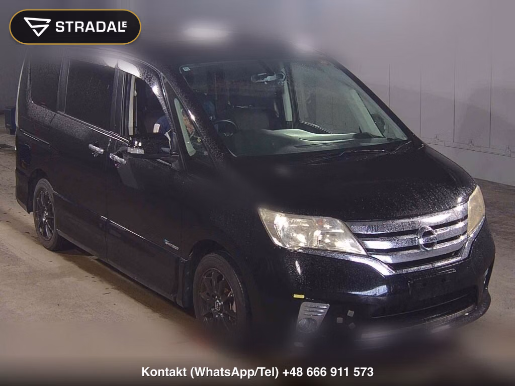 NISSAN SERENA 5D HIGHWAY STAR S-HYBRID 2013, aukcja z Japonii, zdjęcie 1