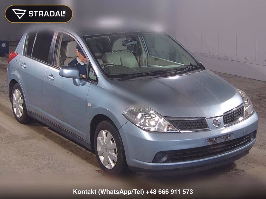 NISSAN TIIDA 15M 2005, aukcja z Japonii, zdjęcie 1