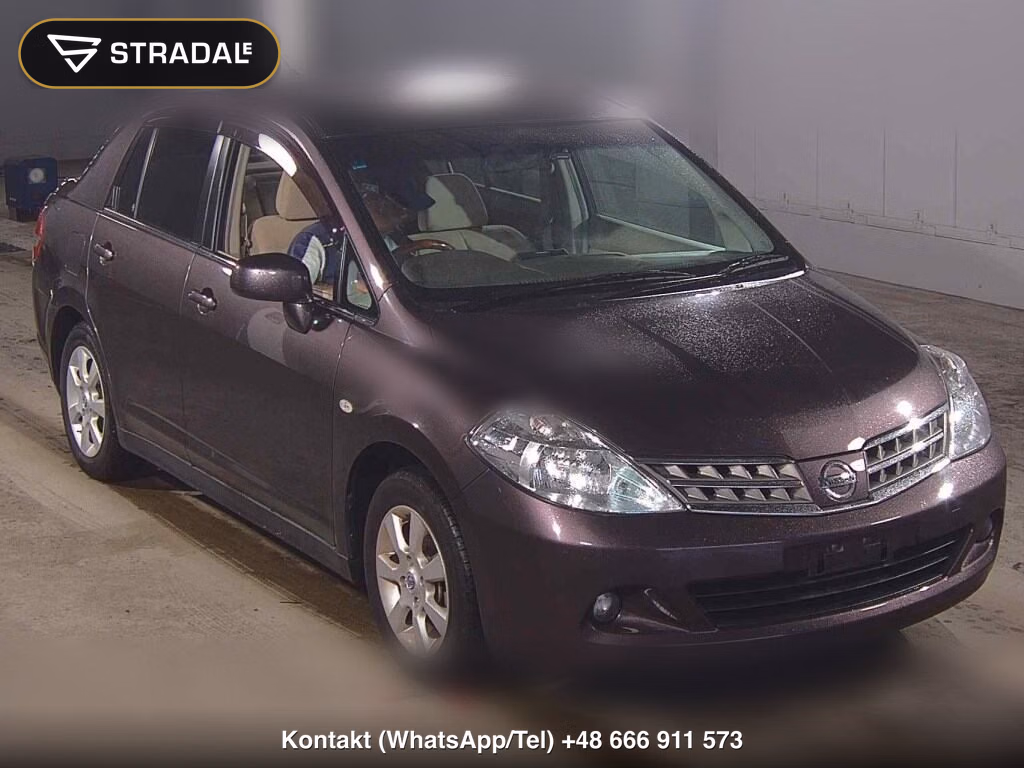 NISSAN TIIDA LATIO 18G 2009, aukcja z Japonii, zdjęcie 1