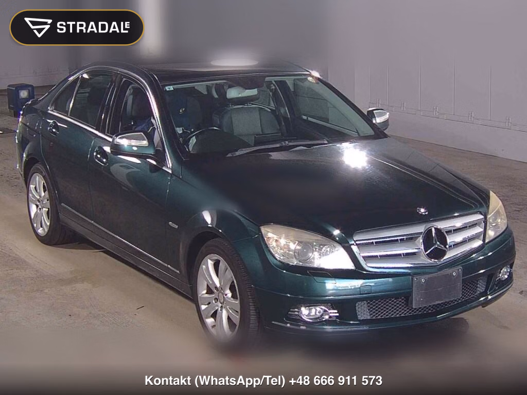 MERCEDES BENZ C-CLASS 4D C200 KOMPRESSOR AVANTGARDE 2007, aukcja z Japonii, zdjęcie 1