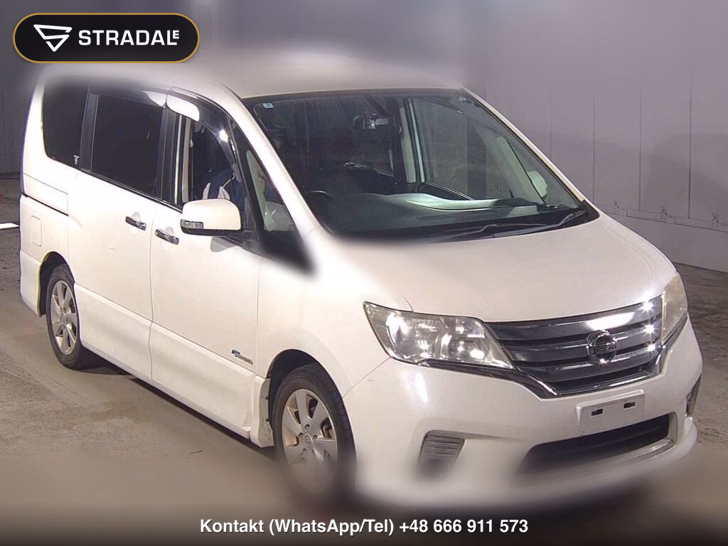 NISSAN SERENA 5D HIGHWAY STAR S-HYBRID V SELECTION 2013, aukcja z Japonii, zdjęcie 1