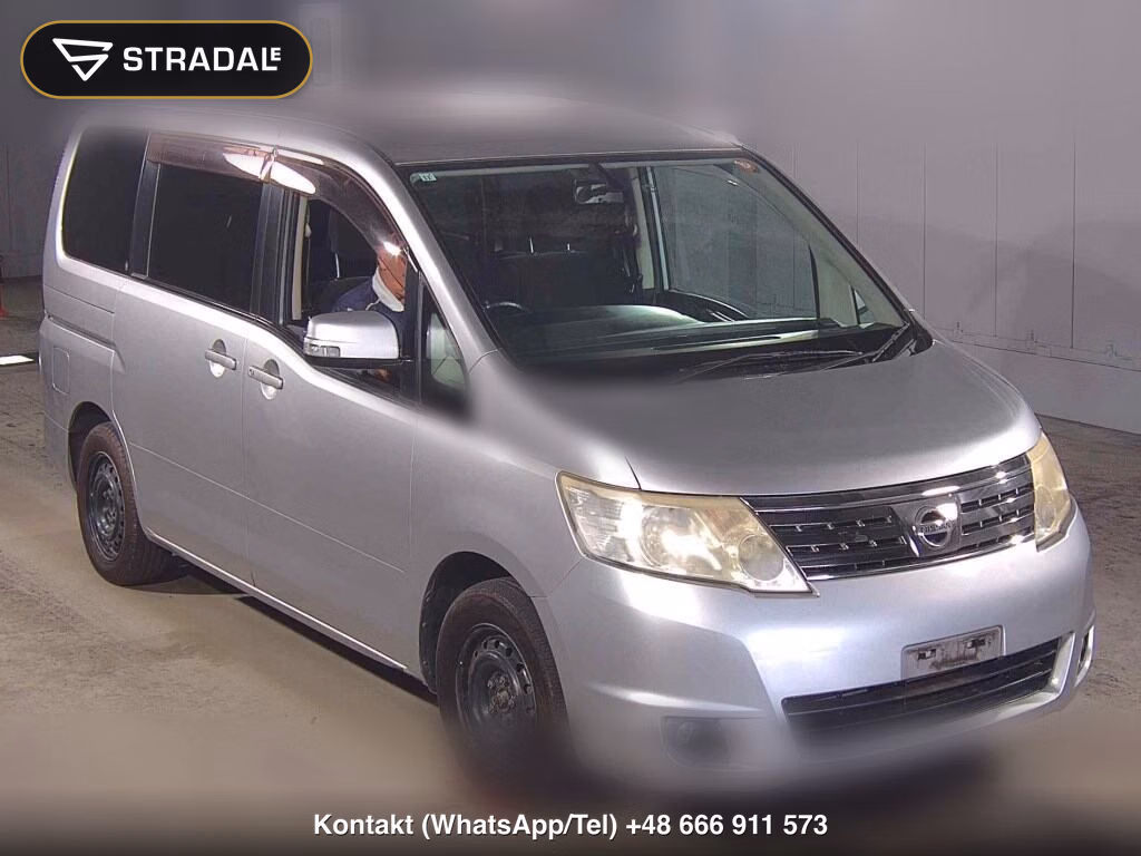 NISSAN SERENA 5D 20S V SELECTION 2009, aukcja z Japonii, zdjęcie 1