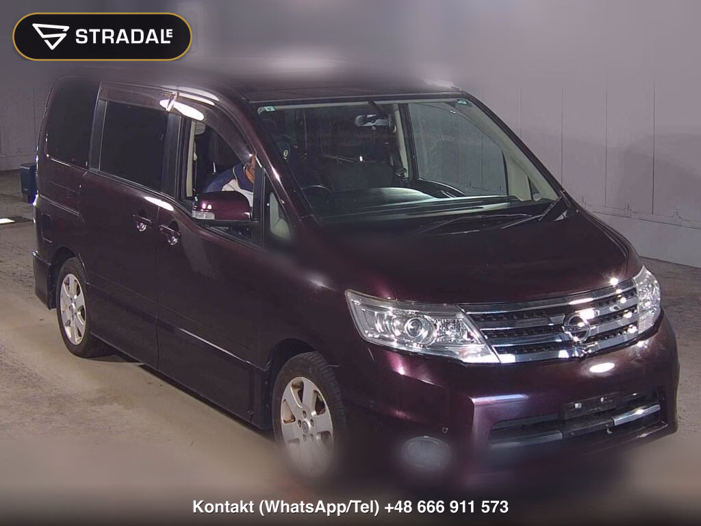NISSAN SERENA 5D HIGHWAY STAR V SELECTION 2009, aukcja z Japonii, zdjęcie 1