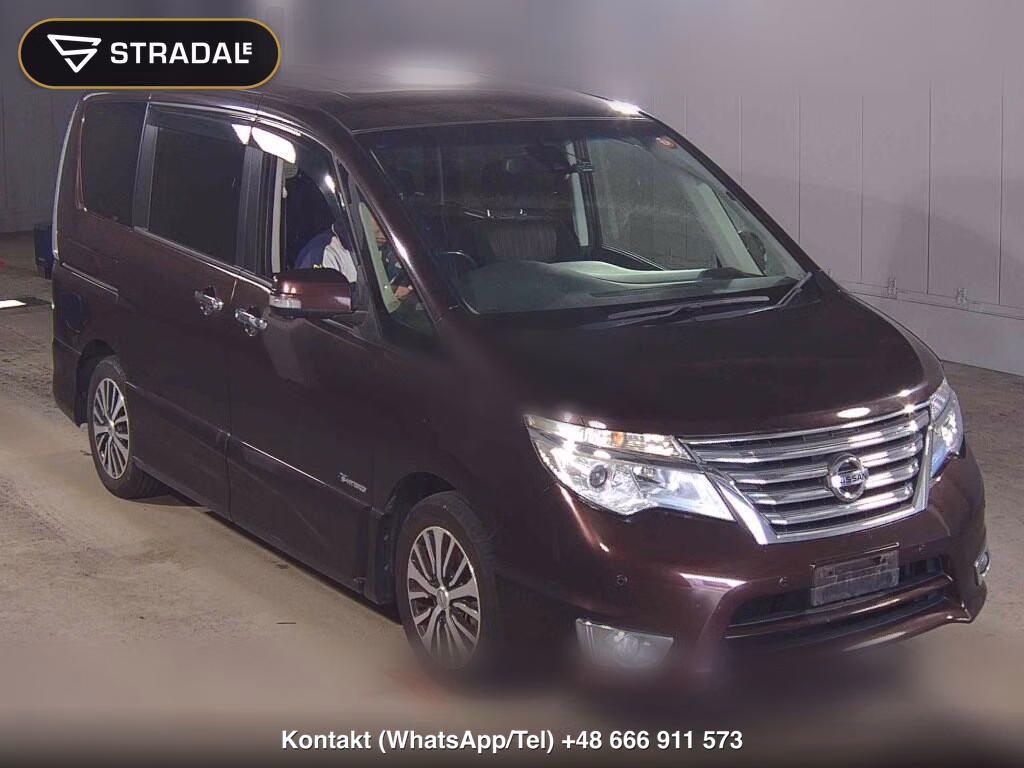 NISSAN SERENA 5D HIGHWAY STAR V SELECTION+SAFETY S-HYBRID 2014, aukcja z Japonii, zdjęcie 1