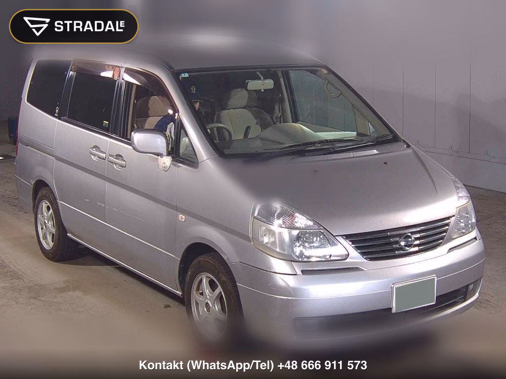 NISSAN SERENA 5D 25X 2002, aukcja z Japonii, zdjęcie 1