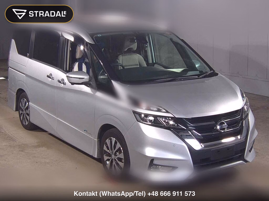 NISSAN SERENA 5D HIGHWAY STAR V SELECTION 2017, aukcja z Japonii, zdjęcie 1