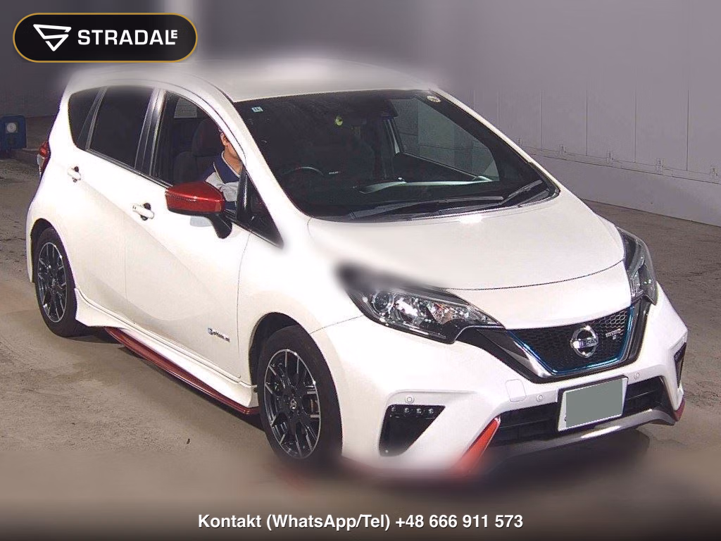 NISSAN NOTE E-POWER NISMO S 2018, aukcja z Japonii, zdjęcie 1