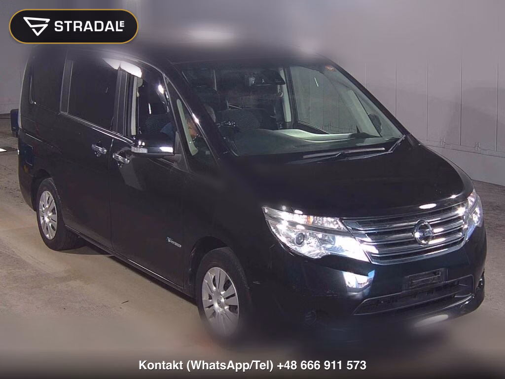 NISSAN SERENA 5D 20X S-HYBRID 2014, aukcja z Japonii, zdjęcie 1