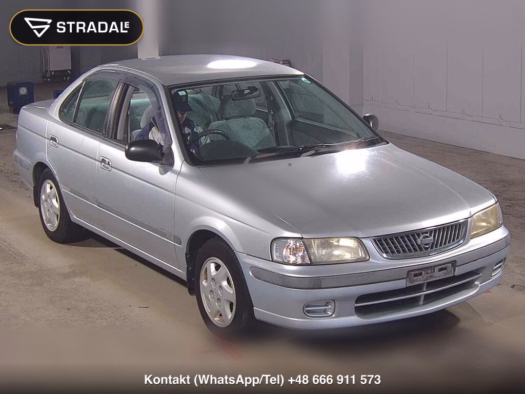 NISSAN SUNNY 4D EX SALOON 1999, aukcja z Japonii, zdjęcie 1