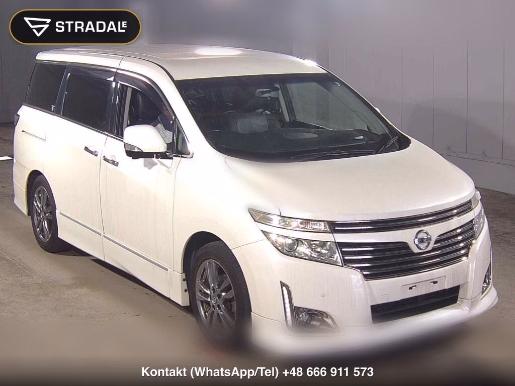 NISSAN ELGRAND 5D 250 HIGHWAY STAR URBAN CHROME BLACK LEAT 2013, aukcja z Japonii, zdjęcie 1