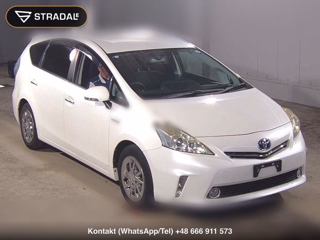 TOYOTA PRIUS ALPHA S TUNE BLACK 2014, aukcja z Japonii, zdjęcie 1
