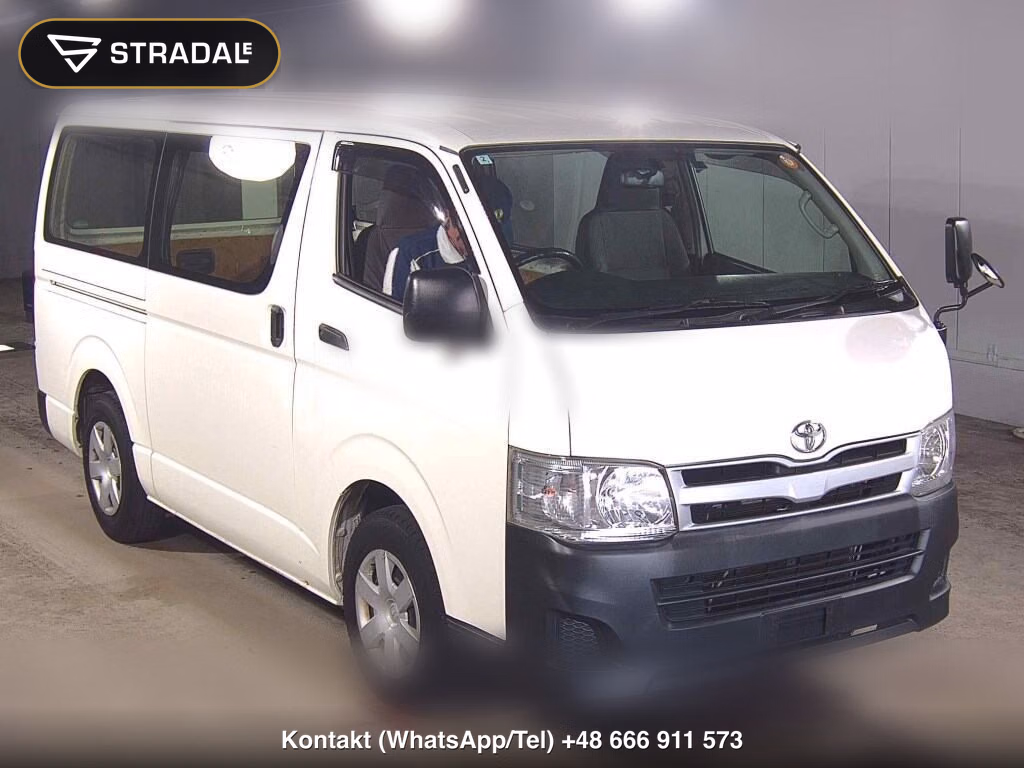 TOYOTA HIACE VAN 5D DX 2013, aukcja z Japonii, zdjęcie 1