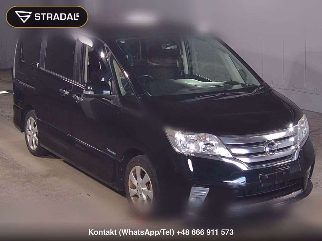 NISSAN SERENA 5D HIGHWAY STAR S-HYBRID 2013, aukcja z Japonii, zdjęcie 1
