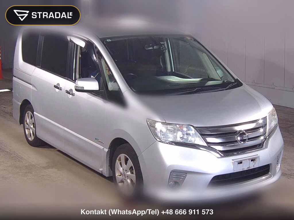 NISSAN SERENA 5D HIGHWAY STAR S-HYBRID V SELECTION 2013, aukcja z Japonii, zdjęcie 1