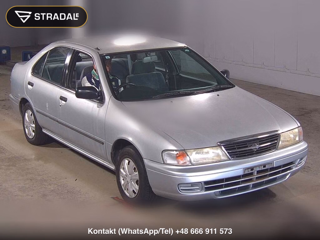 NISSAN SUNNY 4D EX SALOON 1997, aukcja z Japonii, zdjęcie 1