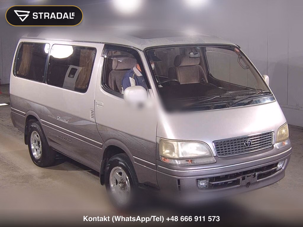 TOYOTA HIACE WAGON 4D 4WD SUPER CUSTOM LIMITED 1998, aukcja z Japonii, zdjęcie 1